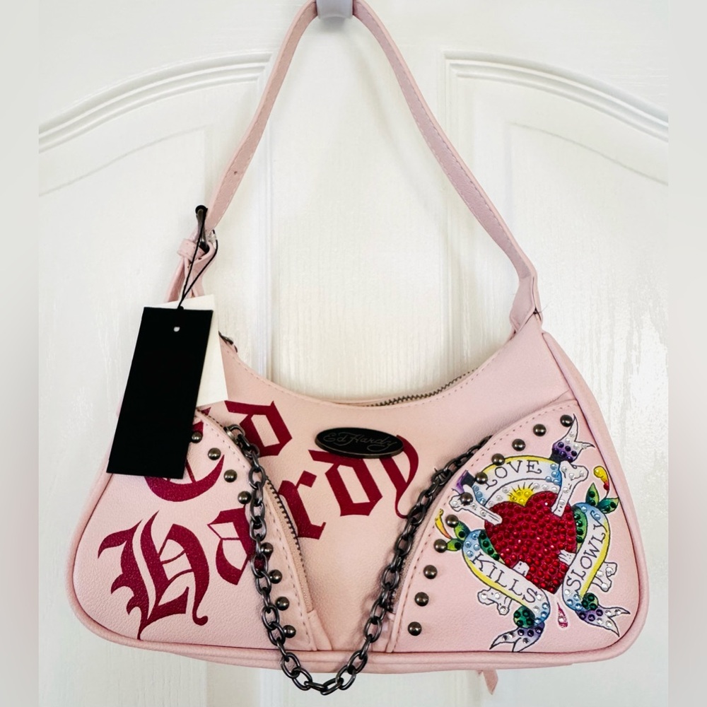 Ed Hardy Pink Bag